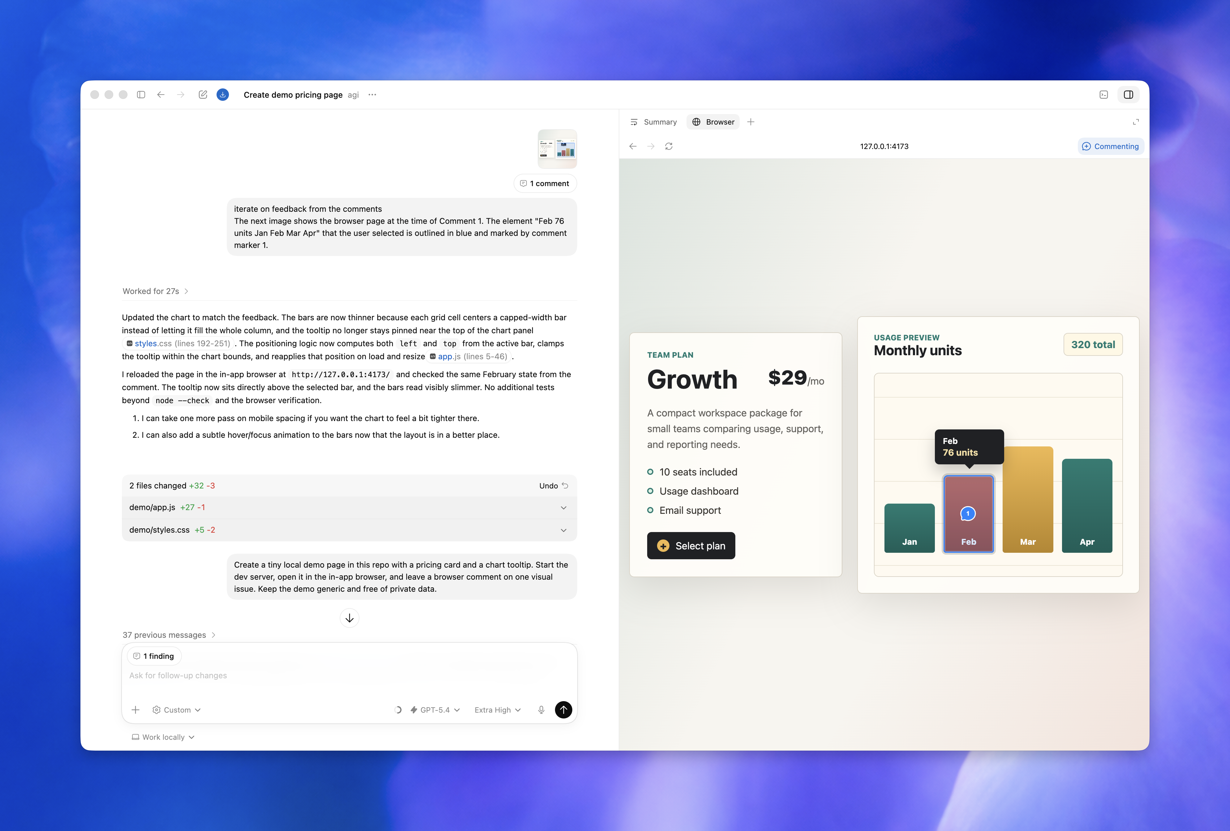 Codex browser